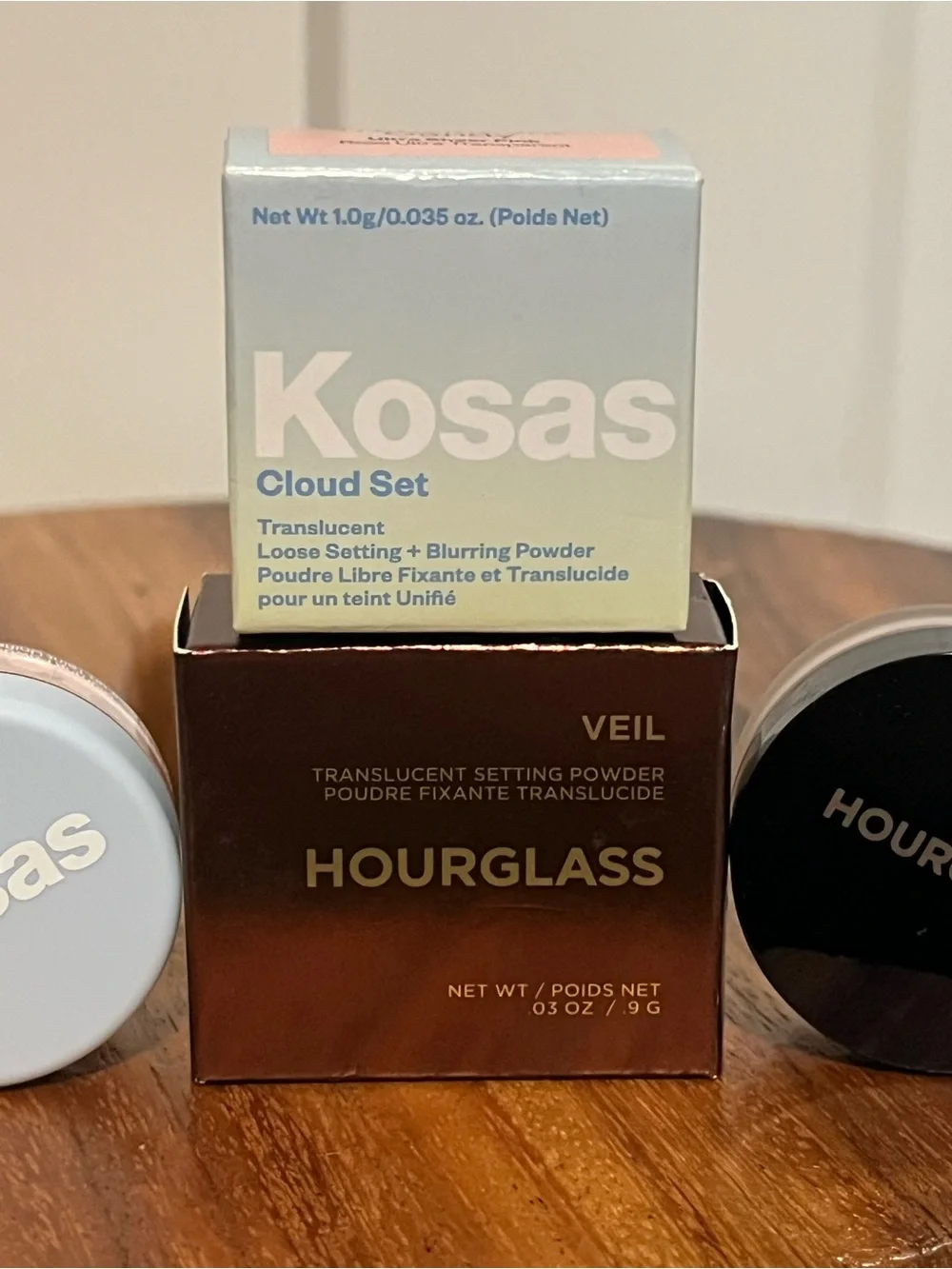 Kosas Cloud Set & Hourglass Translucent Setting Powder - Minis